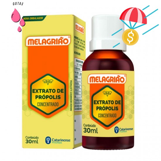 Extrato de própolis Melagrião gotas  concentado 30ml 